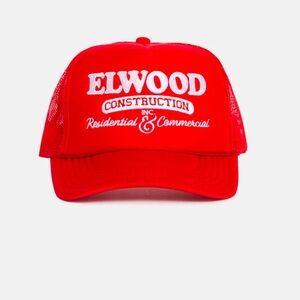 Red Elwood Construction Trucker Hat (SOLD OUT!)